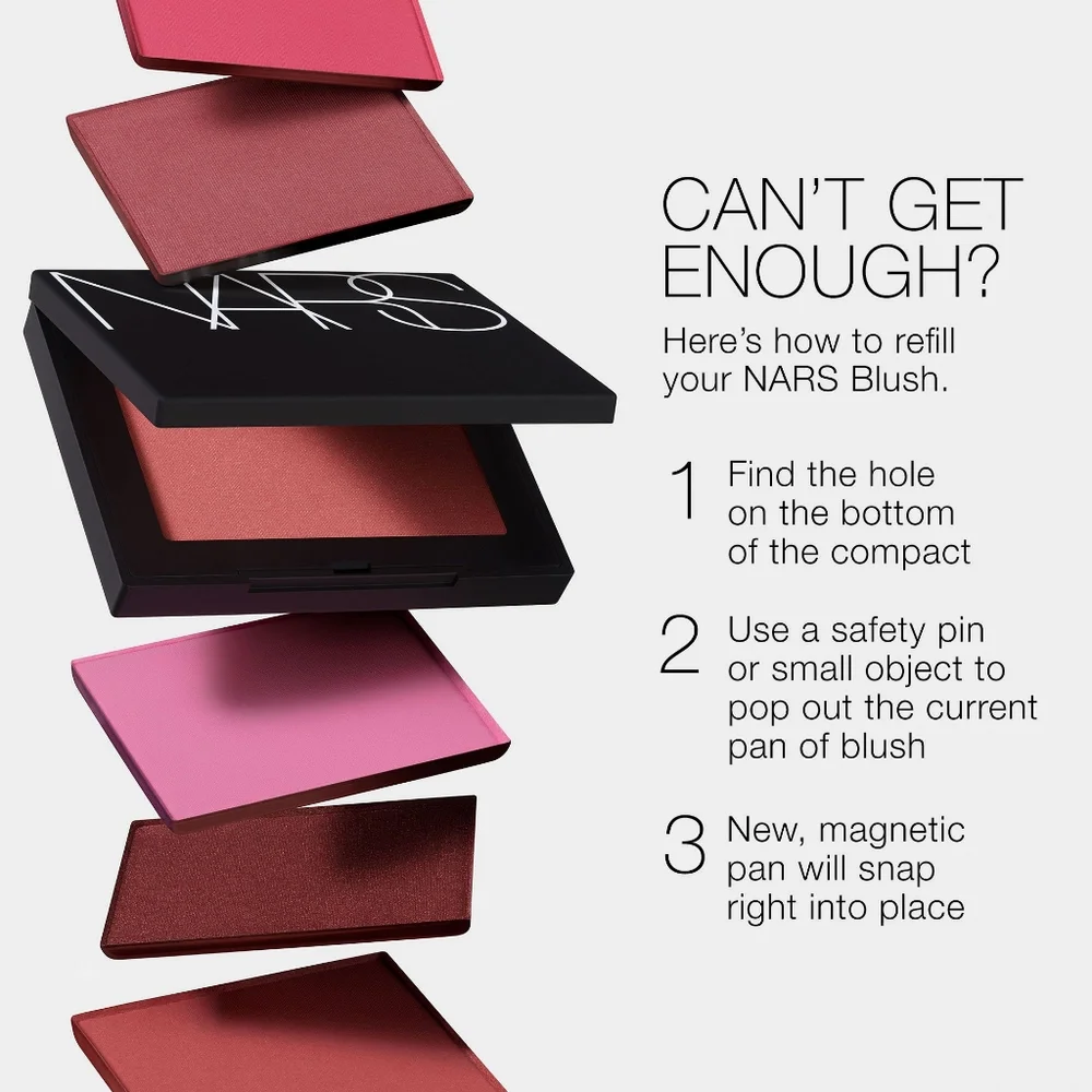 Exhibit A Powder Blush Nars Cosmetics Matte Red Brand New in Box Authentic NWT